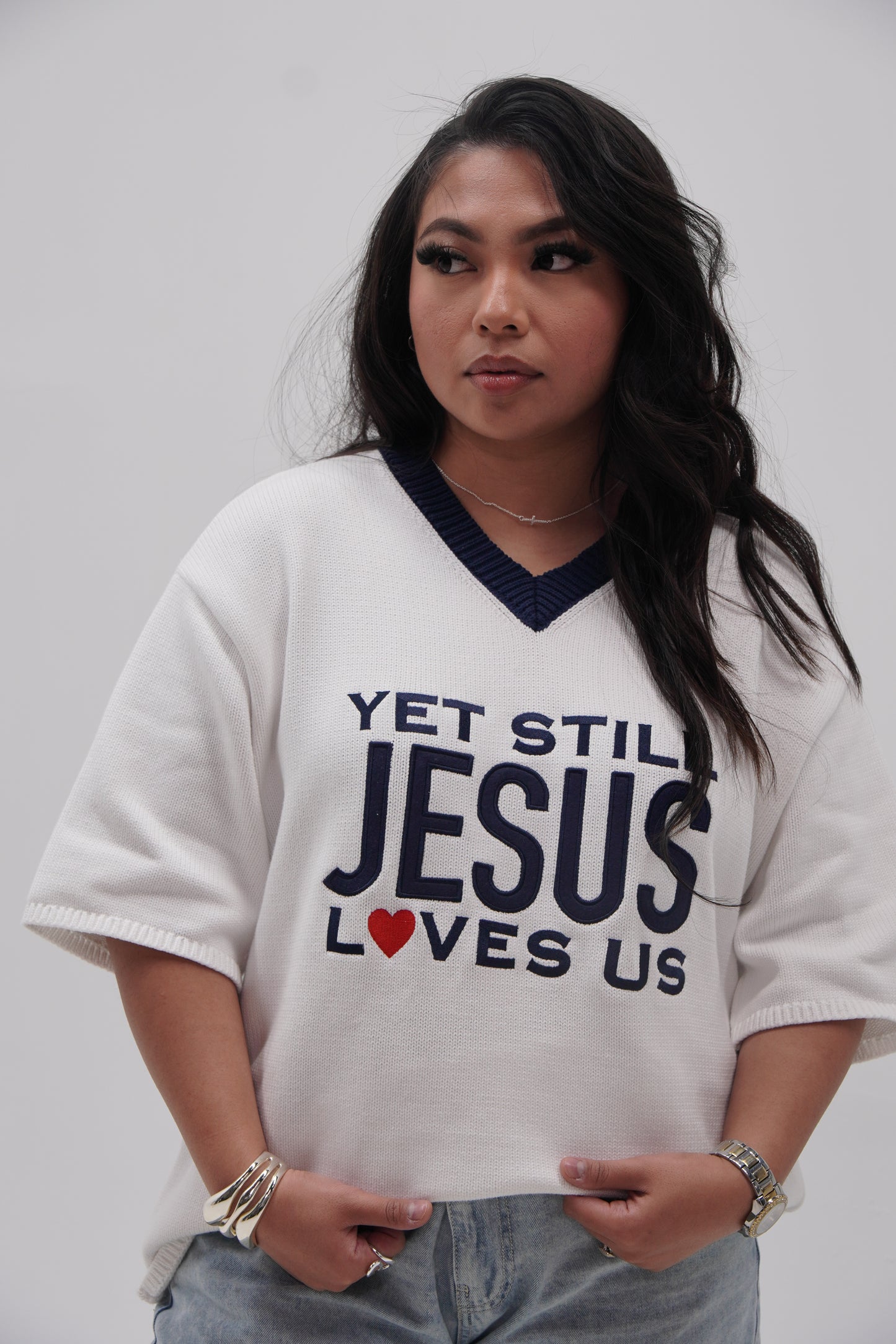 YET STILL SHORT SLEEVE KNIT